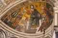 Basilica San Miniato al Monte in Florence, the mosaic depicting